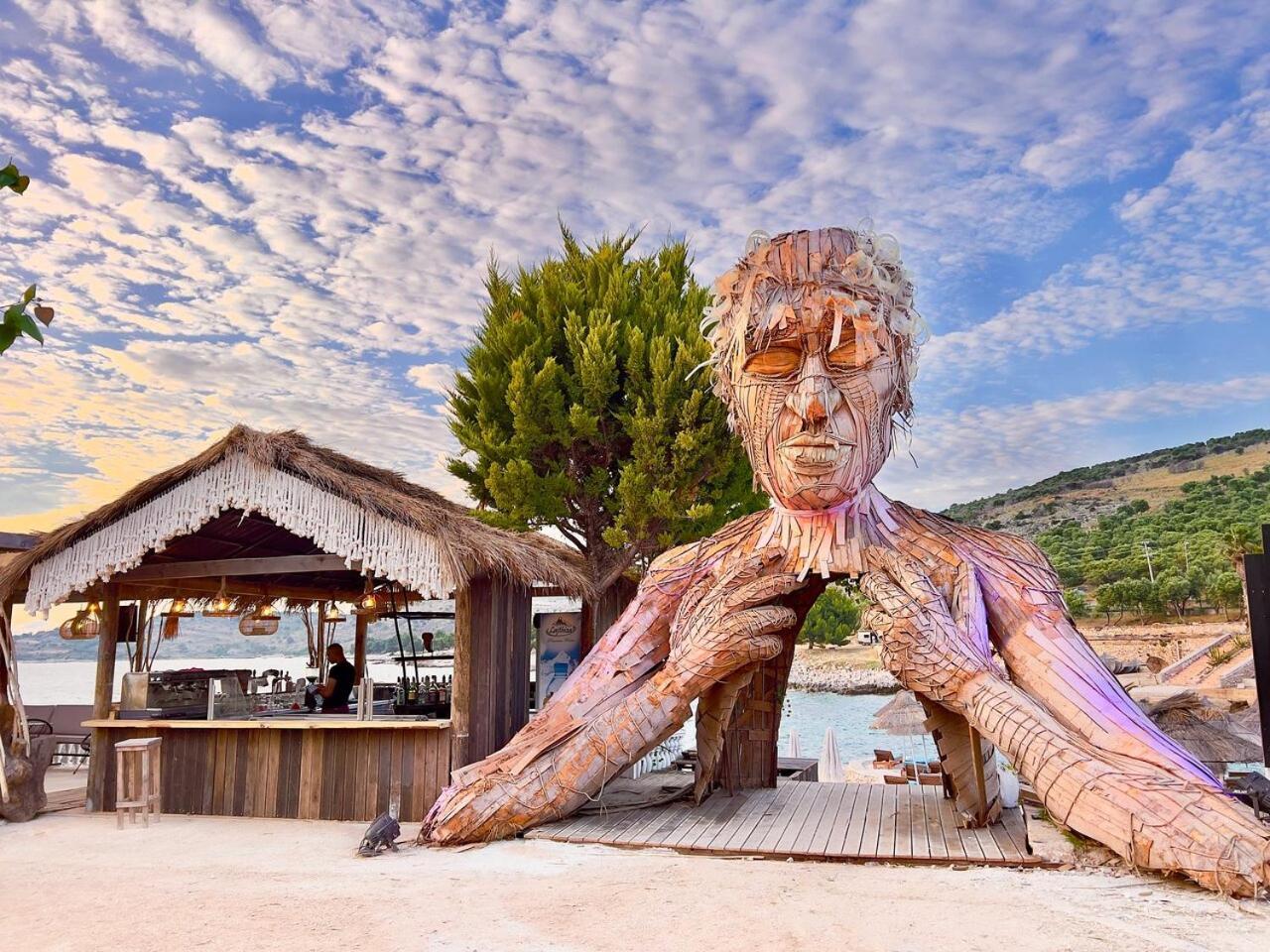 Hotel Foga Hebrus Ksamil Esterno foto